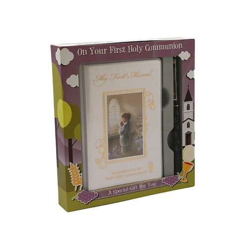 Communion Gift Set - Boy Book/Pen