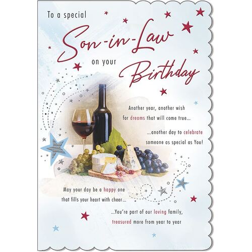 Card - Birthday Son-in-Law