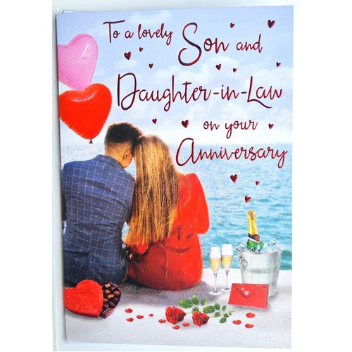 Card - Anniversary Son & Daughter-in-Law