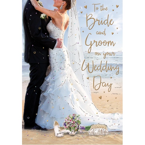 Card - Wedding Couple Beach