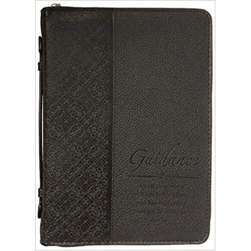 Bible Cover Black Large Proverbs 3:6