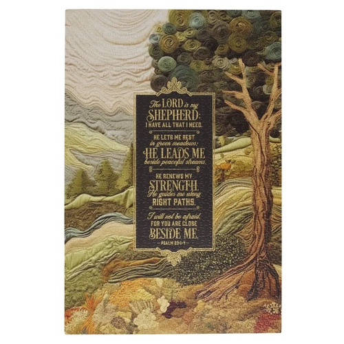 Jigsaw Puzzle: The Lord is My Shepherd, Psalm 23, Green (1,000 pieces)