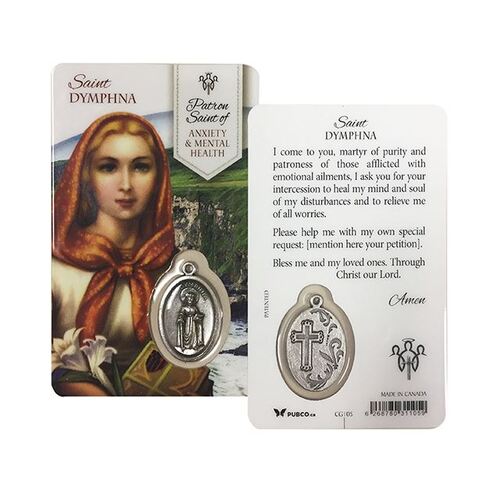 Lam Card & Medal - St Dymphna