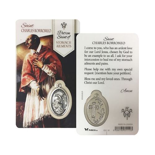 Lam Card & Medal - St Charles Borromeo