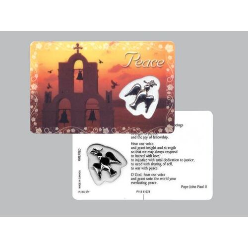 Lam Card & Medal - Peace