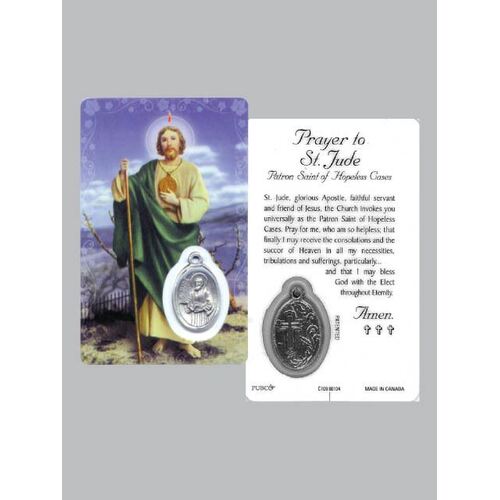 Lam Card & Medal - St Jude