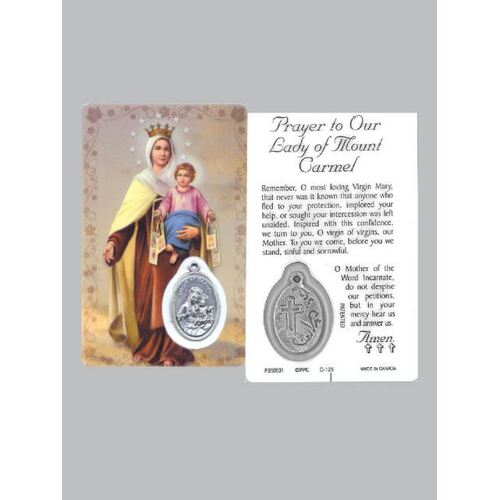 Lam Card & Medal - OL Mt Carmel