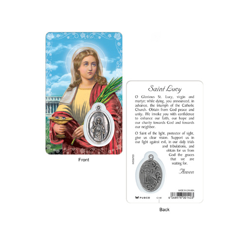 Lam Card & Medal - St Lucy