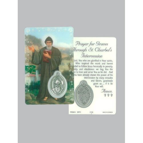 Lam Card & Medal - St Charbel