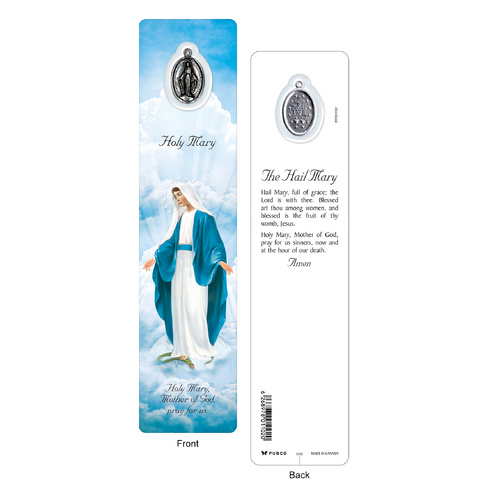 Laminated Bookmark with Medal - Miraculous