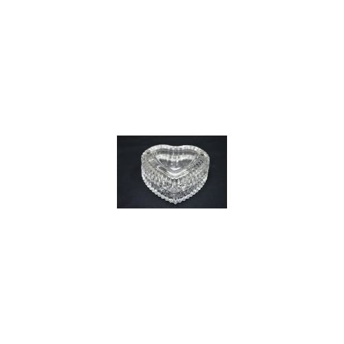 Jewellery Heart Glass Keepsake Box