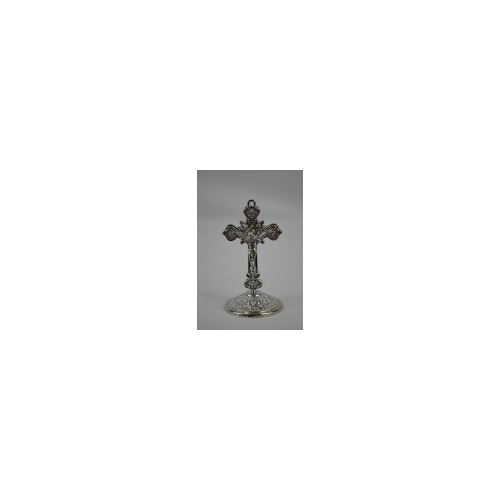 Standing Metal Crucifix - 85mm