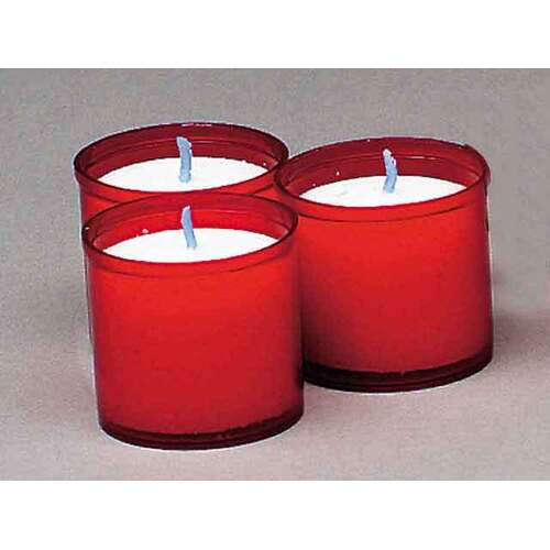 Votive Candles Pkt 8 Red