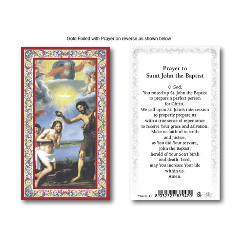 Holy Card  734  - St John the Baptist