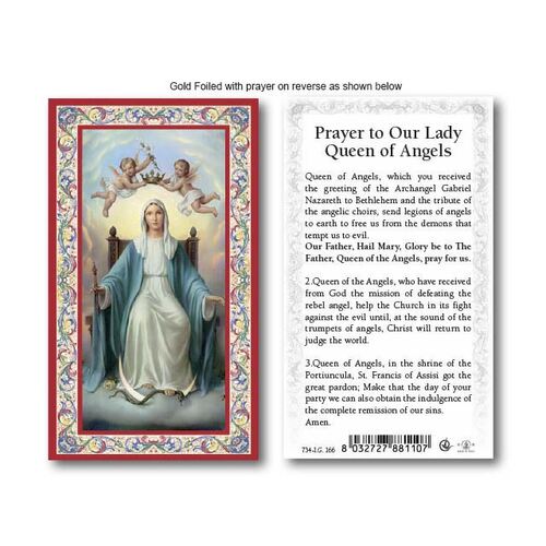 Holy Card  734  -OL Queen of Angels