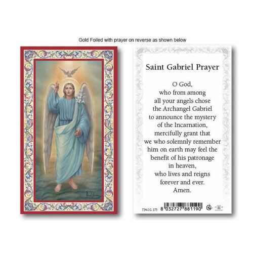 Holy Card  734  - St Gabriel
