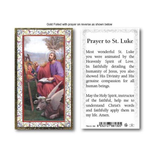 Holy Card  734 - St Luke