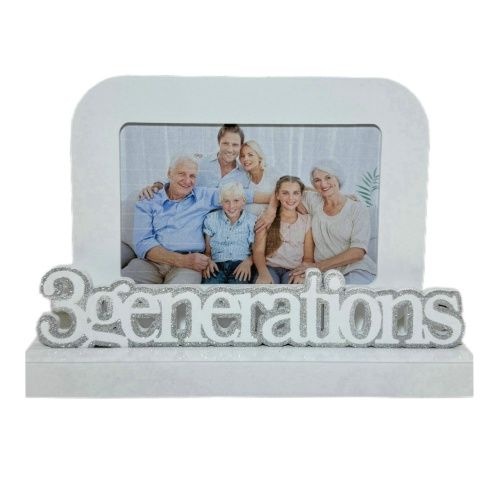 3 Generations Decorated Photo Frame