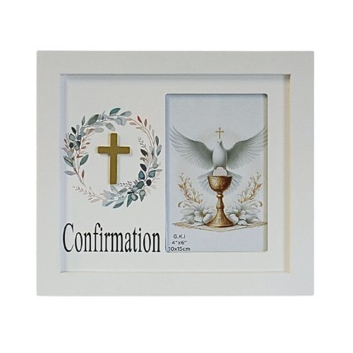 Confirmation Photo Frame w/Cross