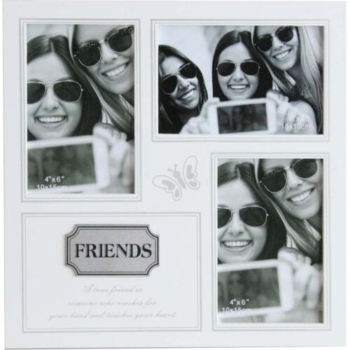 Friends Photo Frame with Engraved Metal Plate