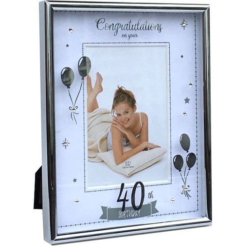 40th Birthday Photo Frame