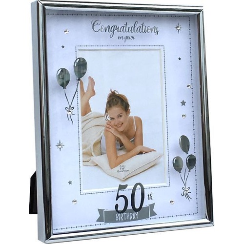 50th Birthday Photo Frame