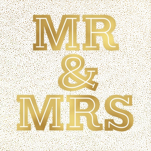 Card - Wedding Mr & Mrs 