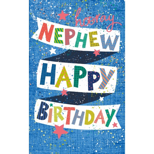 Card - Birthday Nephew Banner