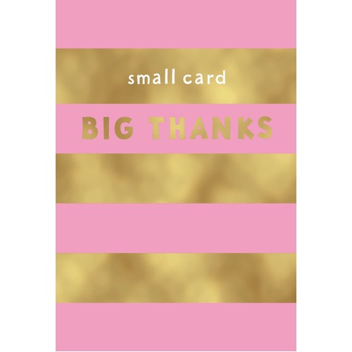 Card - Big Thanks