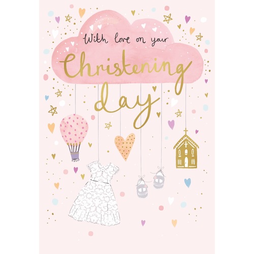 Card -Christening Day Girl