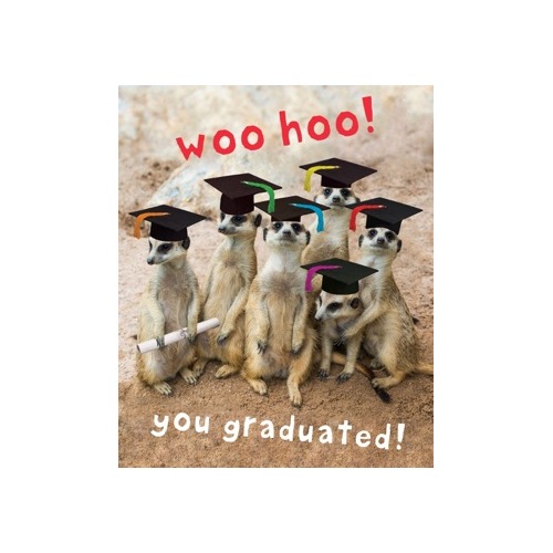 Card - Woo hoo! you graduated!