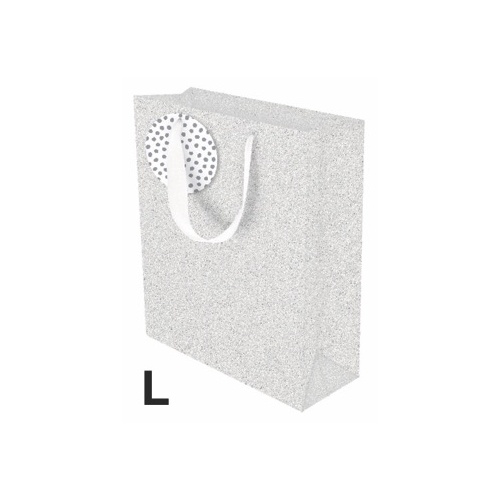 Gift Bag Large - Silver Shimmer