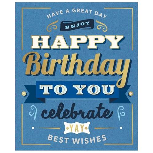 Card -Happy Birthday Unisex