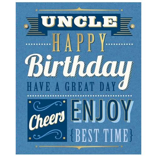 Card - Birthday Uncle
