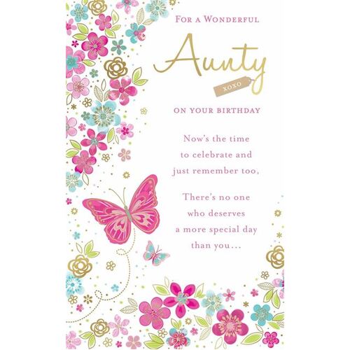 Card - Birthday Aunty