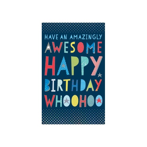 Card - Happy Awesome Birthday Woohoo