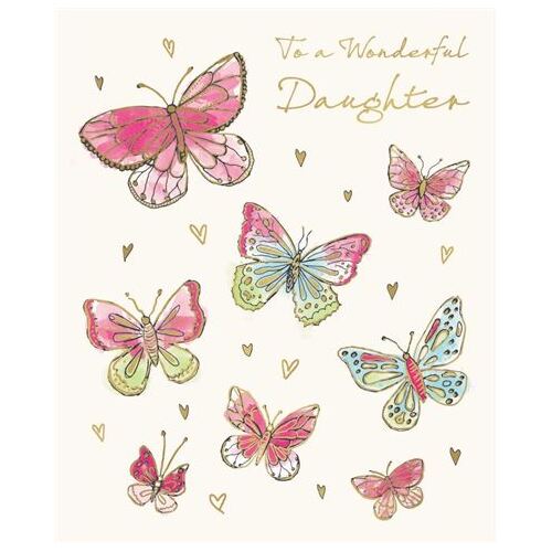 Card - Birthday Daughter Butterflies