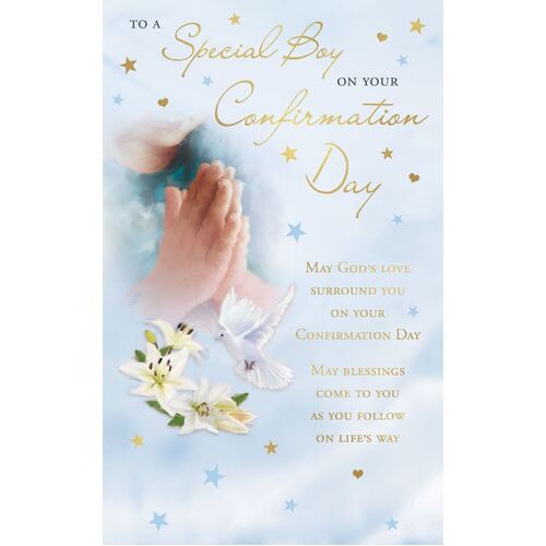 Card - Confirmation Day Boy