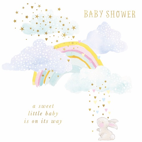 Card - Baby Shower Rainbow