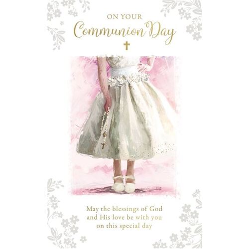 Card - On Your First Holy Communion Girl
