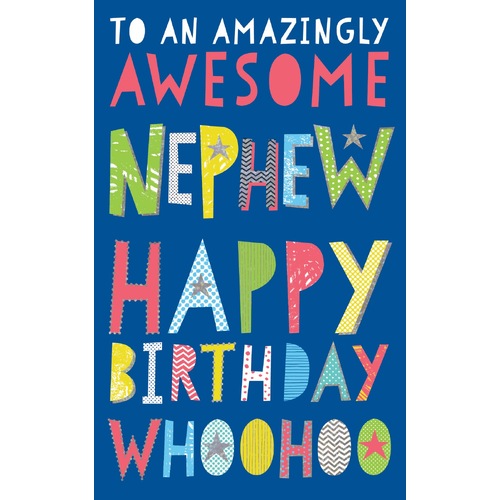 Card - Birthday Nephew Whoohoo