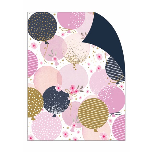 Gift Wrap - Pink Balloons