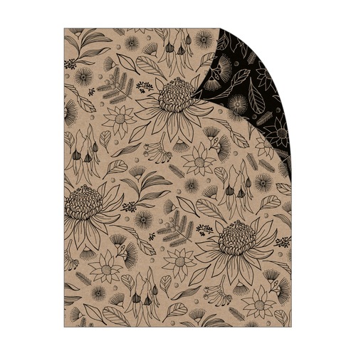 Gift Wrap - Botanic on Kraft