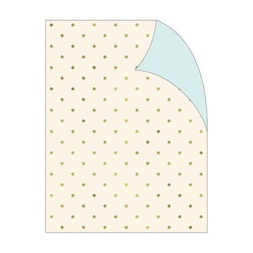 Gift Wrap - Swiss Dot Gold