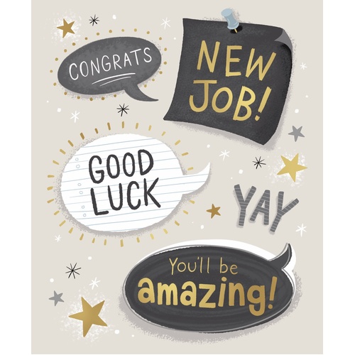 Card - Congrats New Job Good Luck