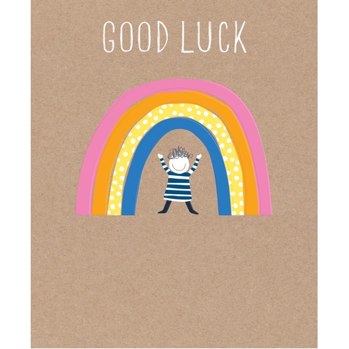 Card - Good Luck Rainbow
