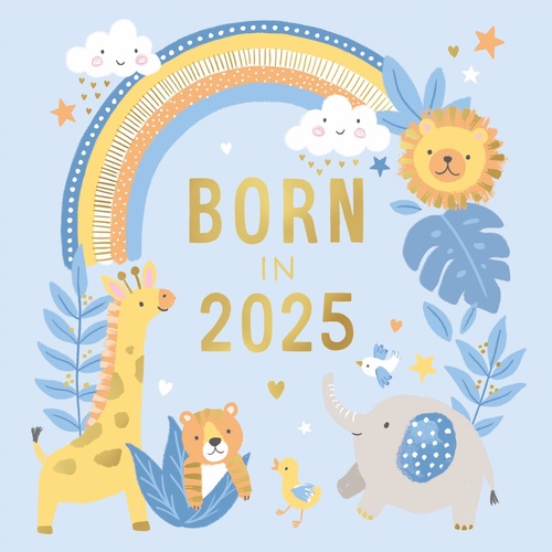 Card - Born in 2025 (Blue)