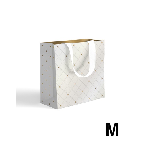Gift Bag Medium - Quilted Pearl