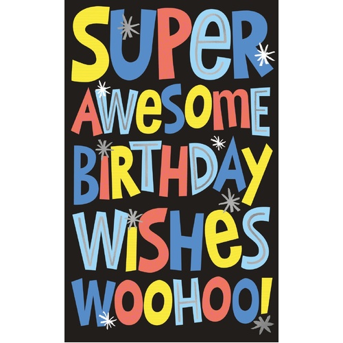Card - Birthday Male Awesome