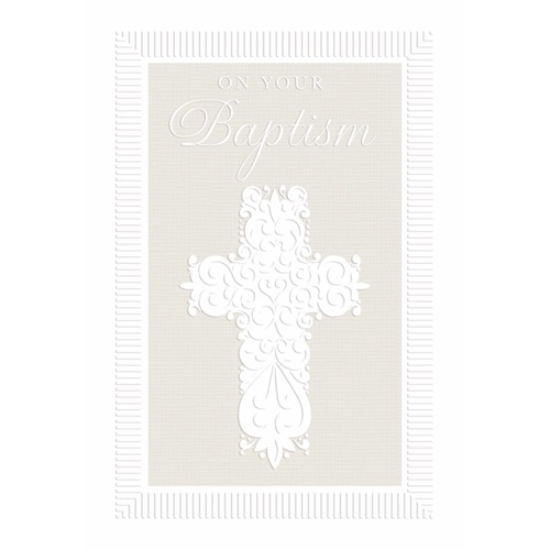 Card - On Your Baptism Cross